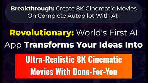 AI MovieMaker Demo: Create Stunning 8K Films with DIY Actors, Scripts, & More in Under 2 Minutes!