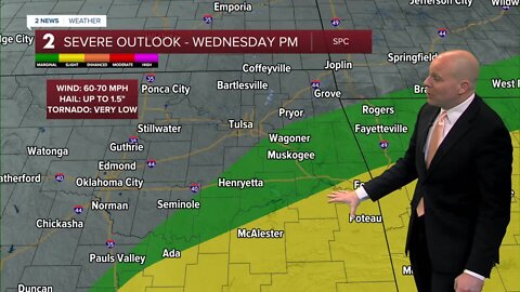 Rainy and breezy morning followed by a dry and windy afternoon