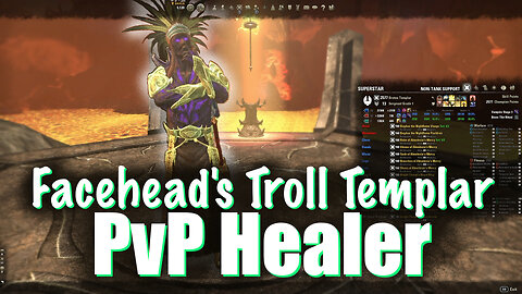 ESO Healer Build PvP Templar [Facehead's Troll Templar]