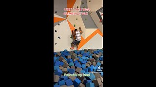 FIRST TIME WALL CLIMBING! NEXT TIME MOUNTAIN CLIMBING??