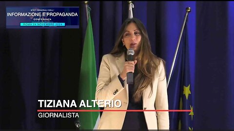 Conferenza Informazione e Propaganda: intervento di Tiziana Alterio, giornalista