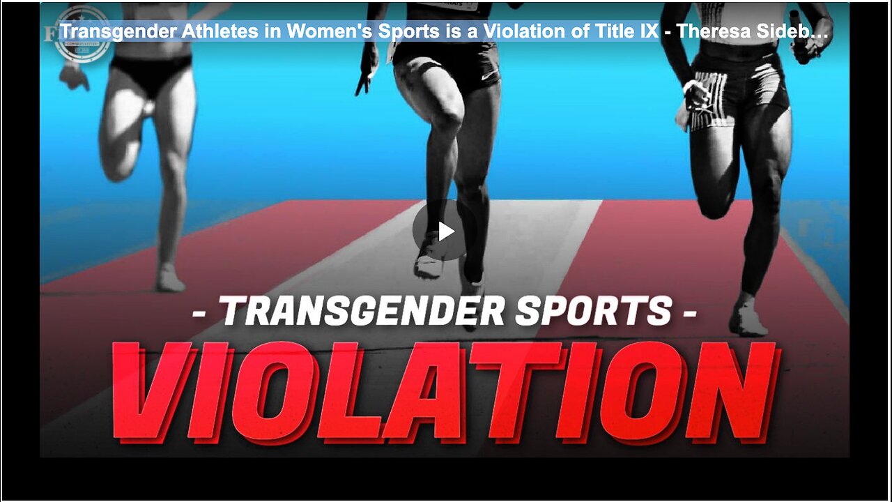 Transgender Athletes in Women's Sports is a Violation of Title IX