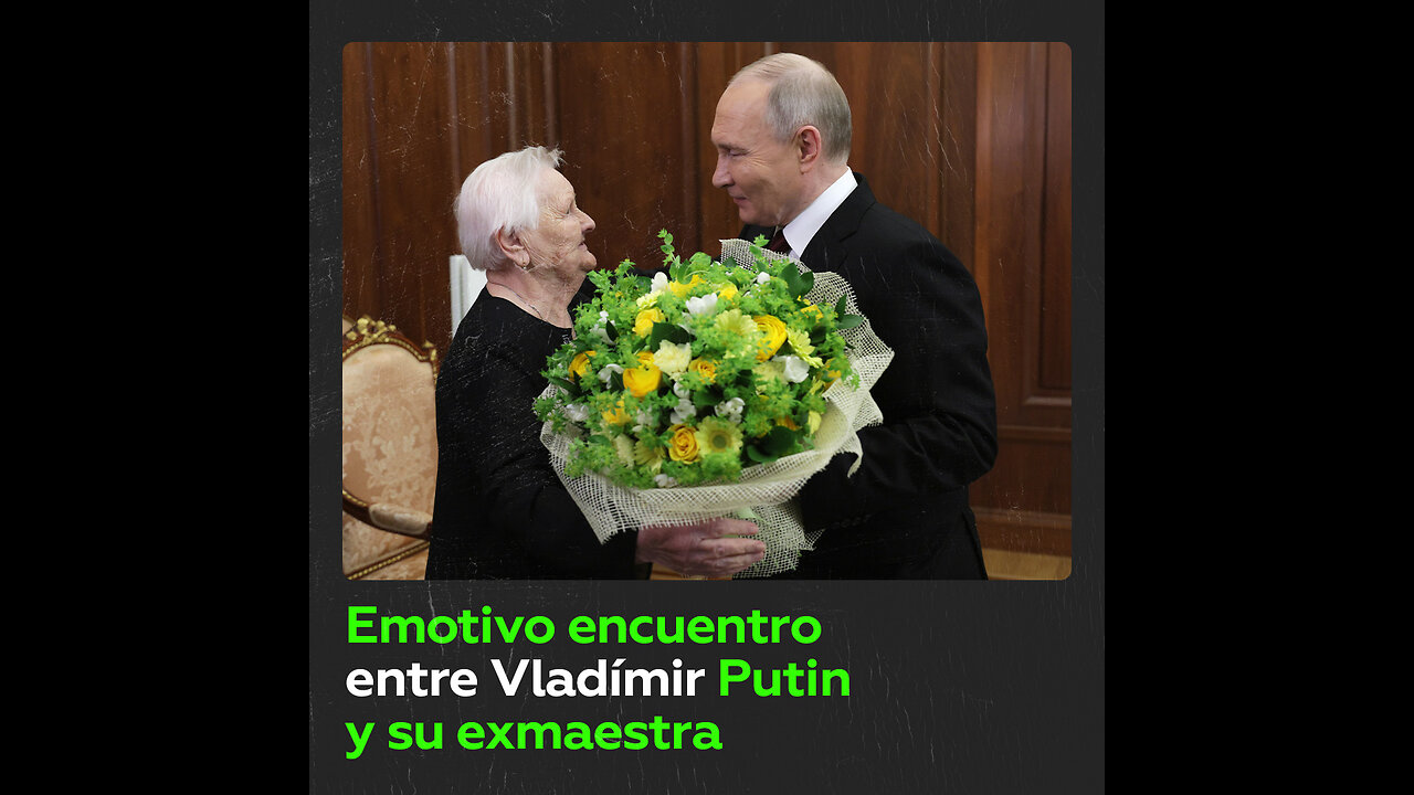 Putin conversa con su antigua maestra tras la investidura