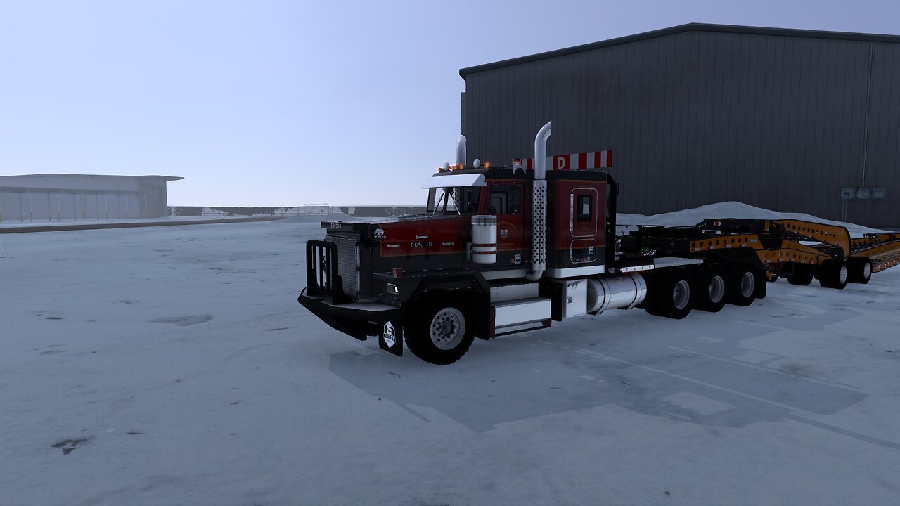 American Truck Simulator / JB.Alberta- Running the Dalton in the Edison BDE 770