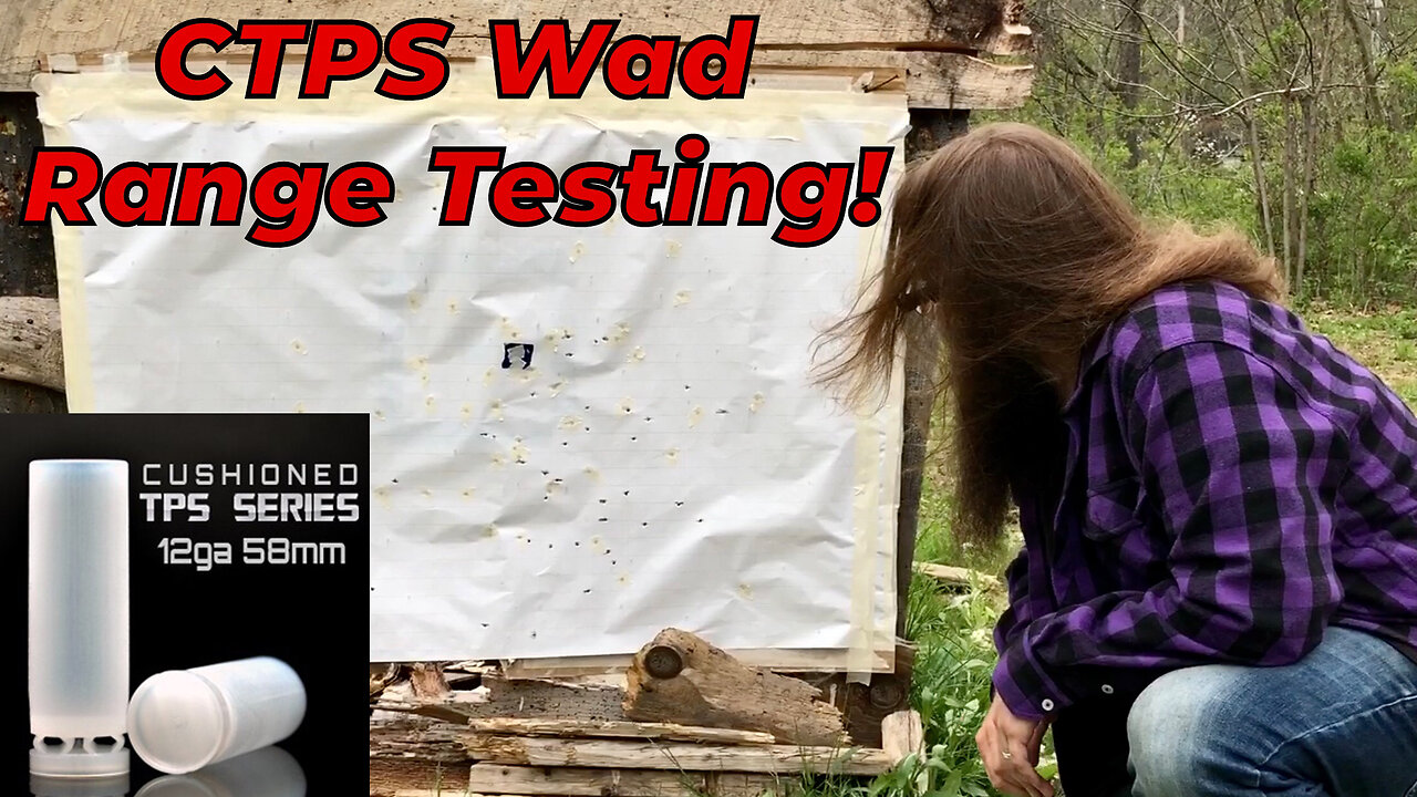 12 Gauge 3.5” Buckshot With CTPS Wad Range Testing