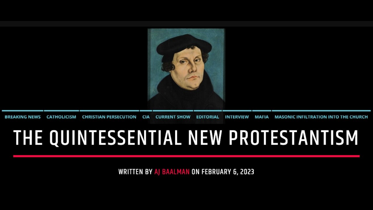 The Quintessential New Protestantism