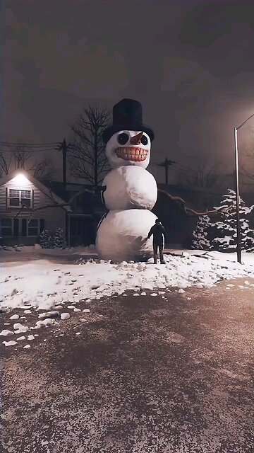 Frosty wants to play ☃️