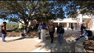 University of South Alabama: When I Arrive On Campus Another Campus Preacher (Pastor Jacob) Was Already Preaching, After He Finishes I Preach For About An Hour, Give 200 Gospel Tracts To A Born Again Student Named Brian, Great Day of Gospel Preaching!