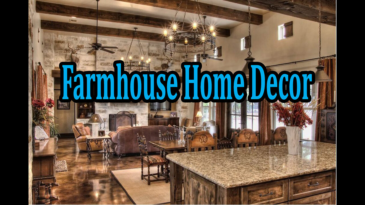 Farmhouse Interior Home Decor.