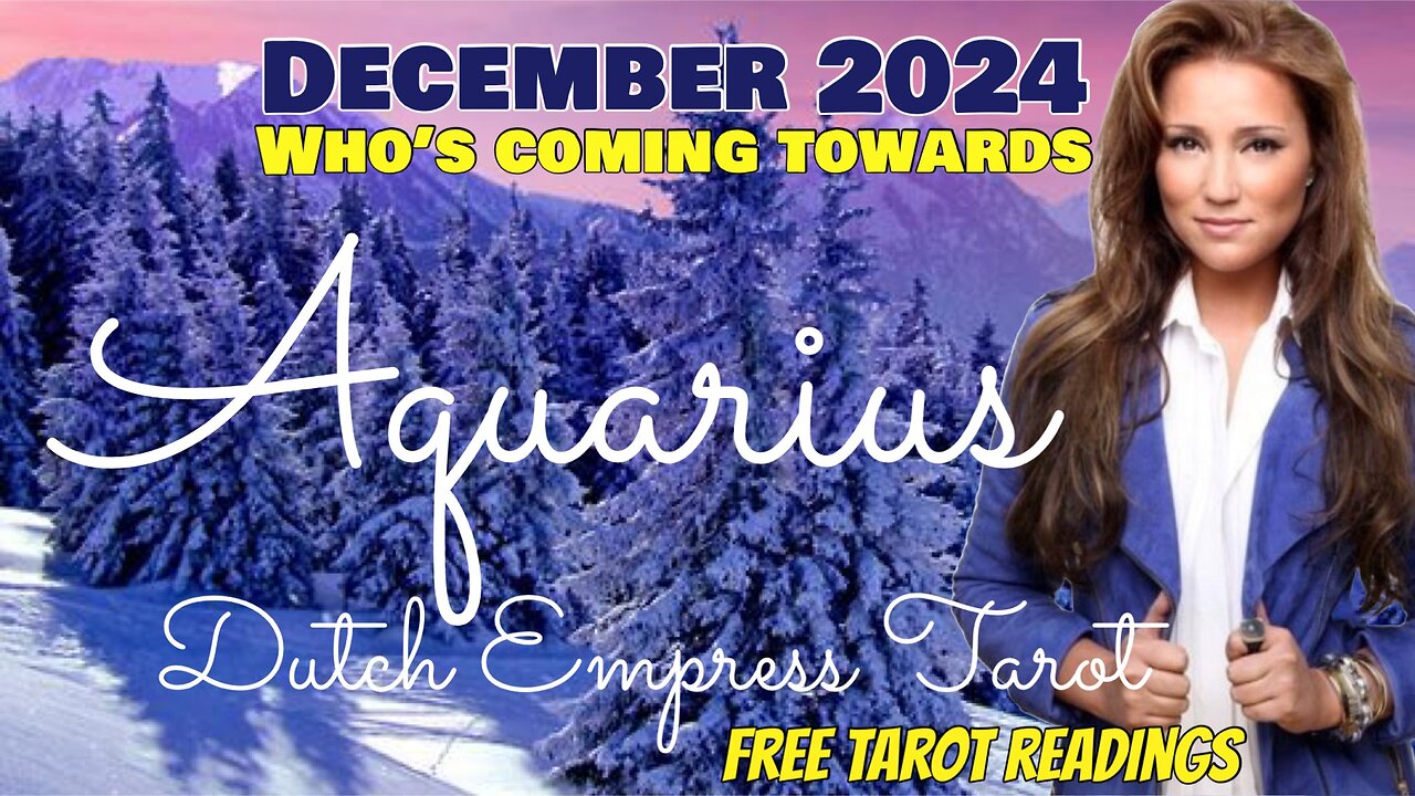 AQUARIUS ♒️ ASTROLOGY & TAROT 🌅Who and what to expect?💕| December Monthly reading