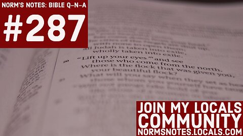 Bible Q-n-A 287