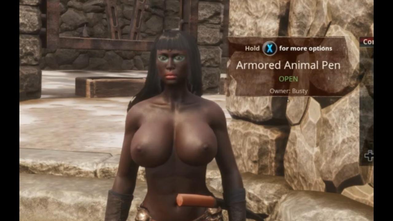 Conan Exiles beginners guide Gold Vein Rocknose Busty Boobs Breast Expansion huge tits milkers