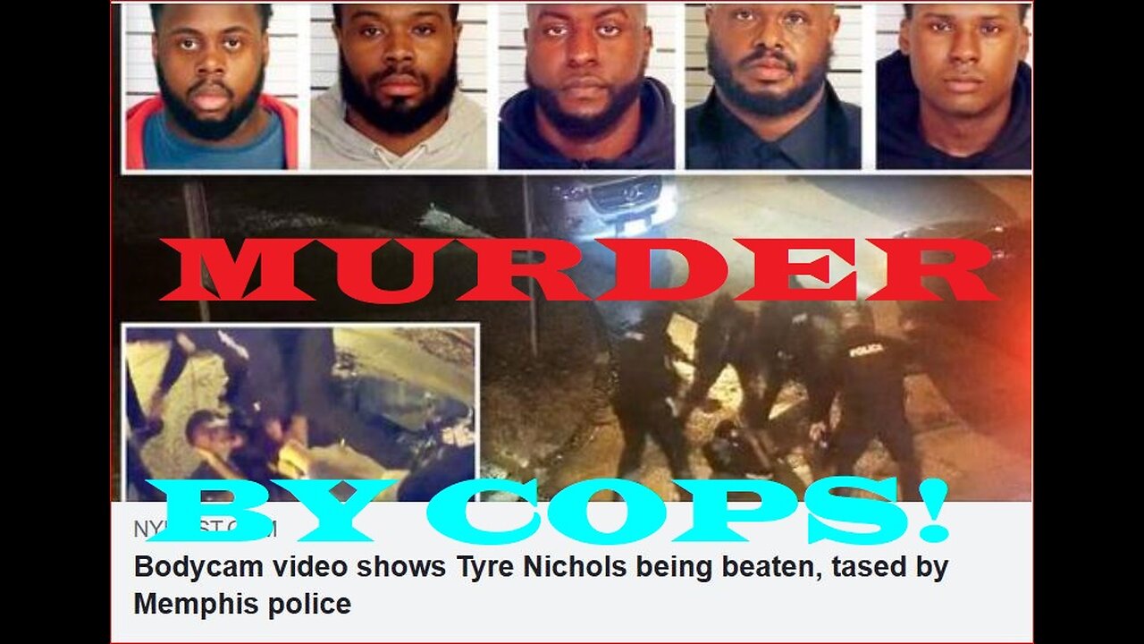 Armed group of thugs with police badges murder innocent victim going home!