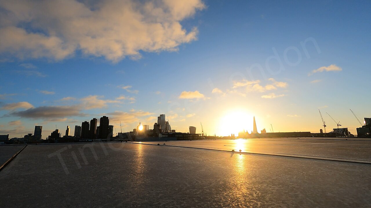 Sunrise from Hatton Garden