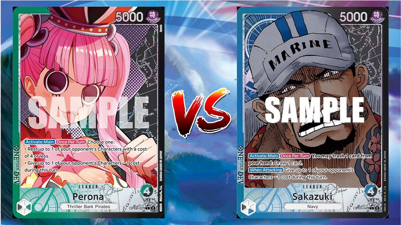 One Piece TCG Perona VS Admiral Sakazuki!!