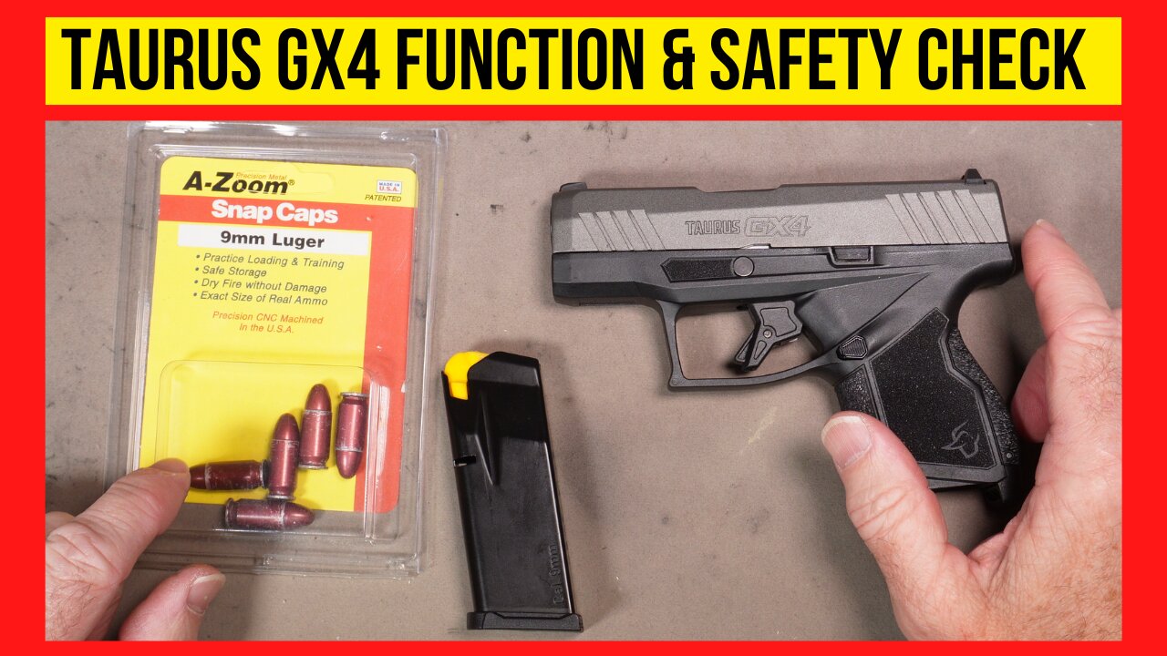 Taurus GX4 Function & Safety Checks. Make sure it works!