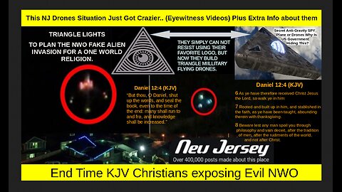 This NJ Drones Situation Just Got Crazier.. (Eyewitness Videos) Plus Extra Info about them