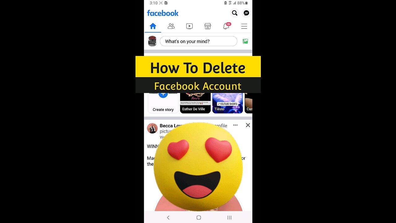 How To Delete Facebook Account in Less Than 1 minute ⏱️ #howto #delete #facebook #account #shorts