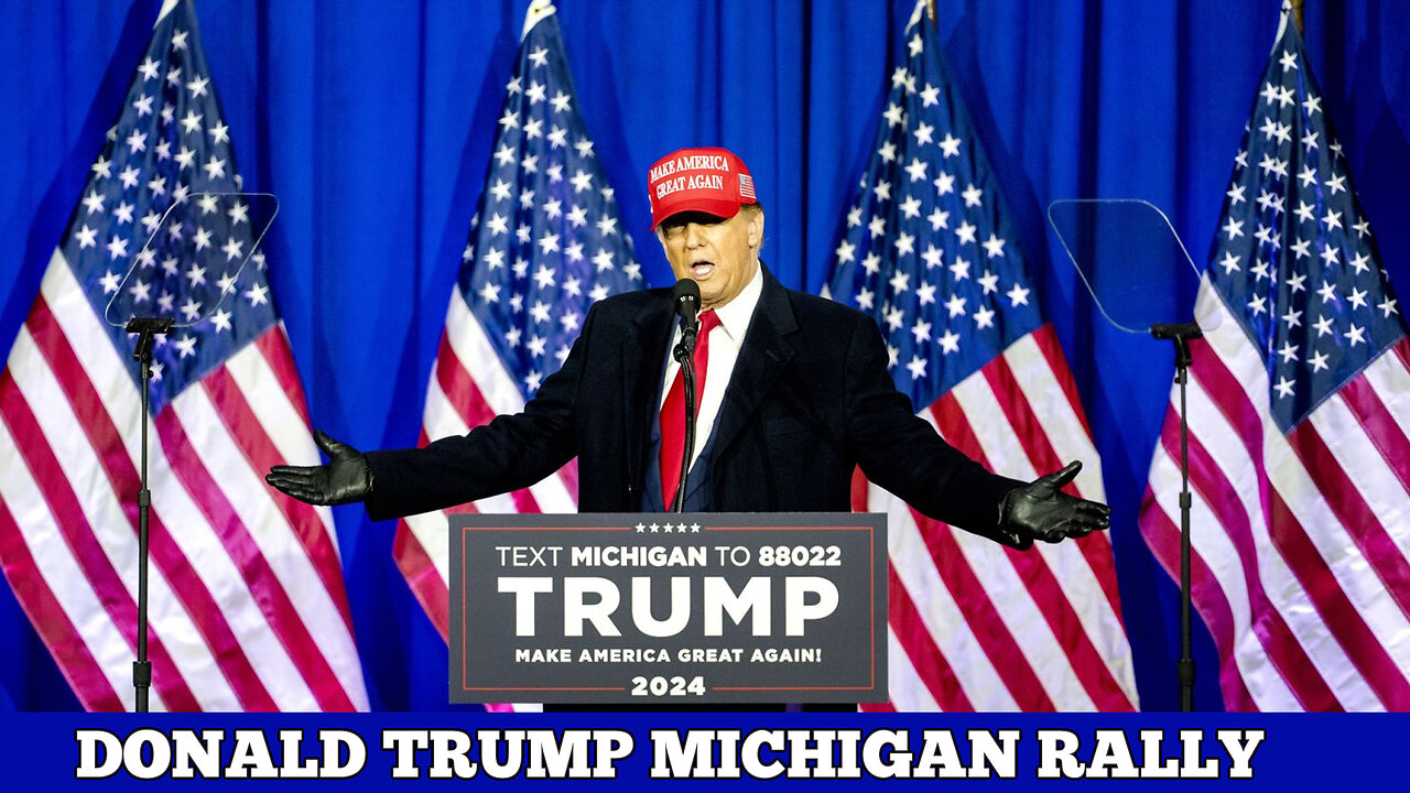 DONALD TRUMP RALLY IN FREELAND MICHIGAN - MAY 1, 2024