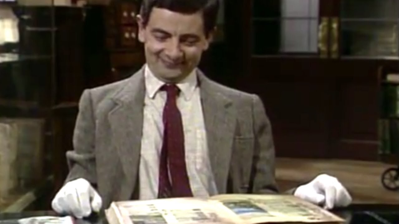 "Mr. Bean's Priceless Blunder: A Rare Book Fiasco"