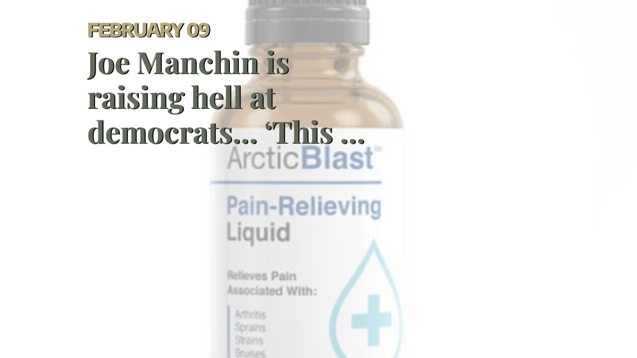 Joe Manchin is raising hell at democrats… ‘This is bullshit’…