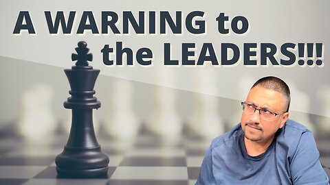 SPIRITUAL LEADERS!!! You’re ON NOTICE!!!