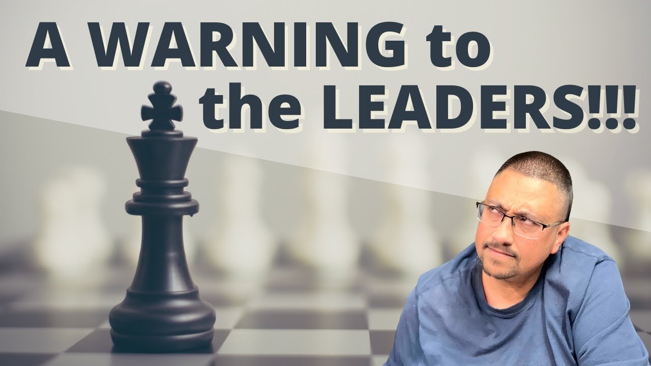 SPIRITUAL LEADERS!!! You’re ON NOTICE!!!