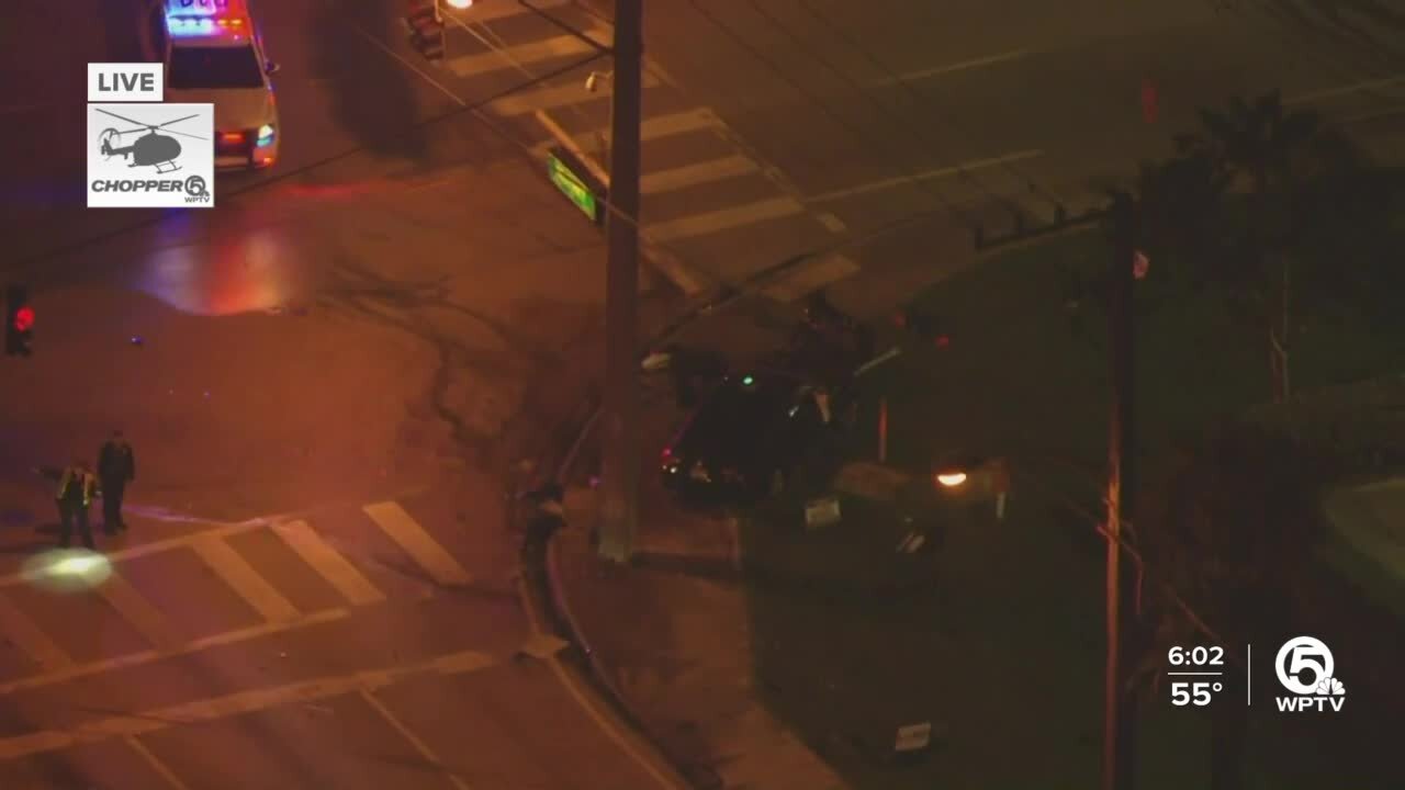 Deadly crash shuts down Atlantic Avenue in Delray Beach