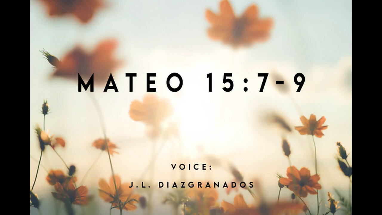 Mateo 15:7-9