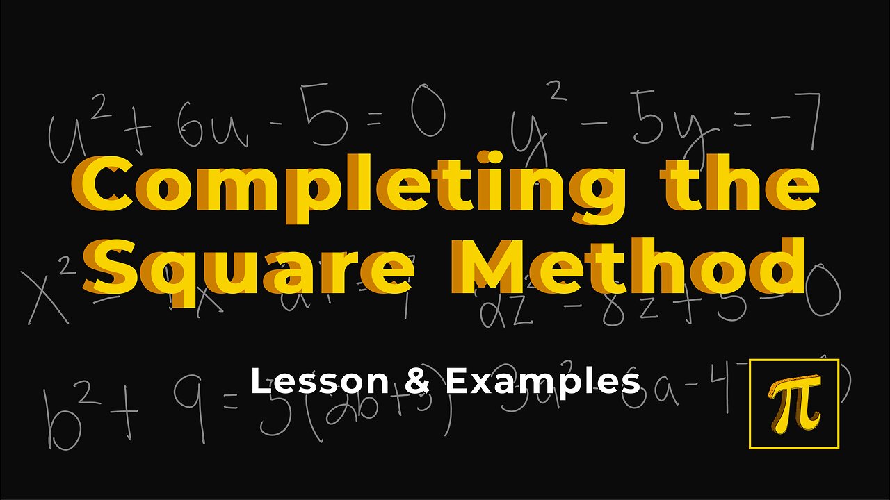 How to Use COMPLETING THE SQUARE? - A Simple Trick in Solving Quadratic Equations