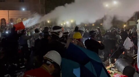 Cops Move In On UCLA's Pro Hamas Encampment