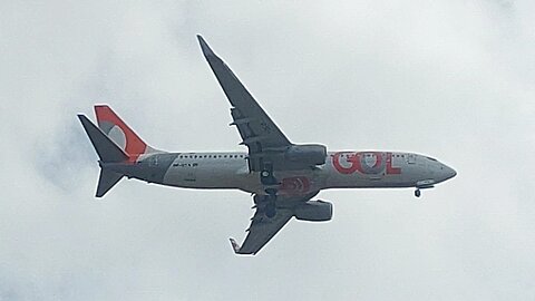 Boeing 737-800 PR-GYA coming from São Paulo to Fortaleza