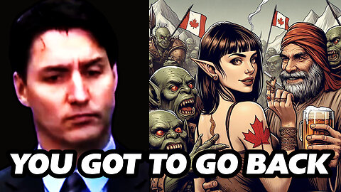 You got to go back if you bring hate to Canada ⚡