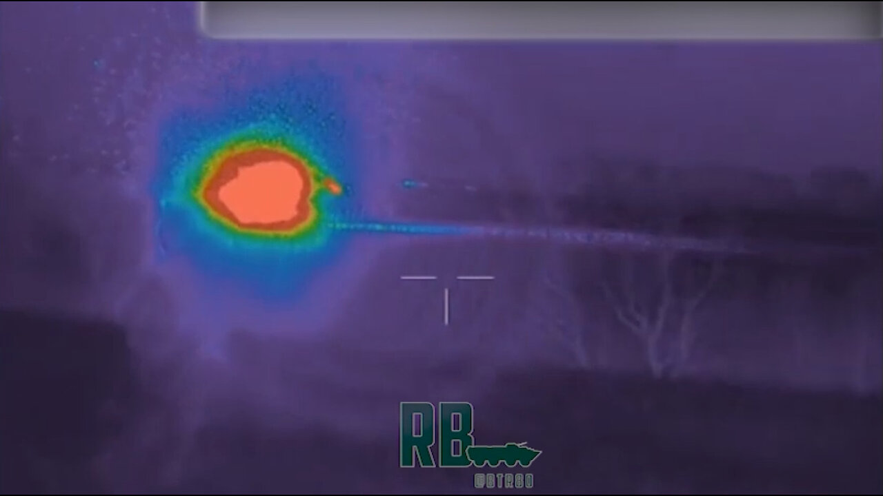 Russian ATGM crew destroys Ukrainian armored vehicle with soldiers on board