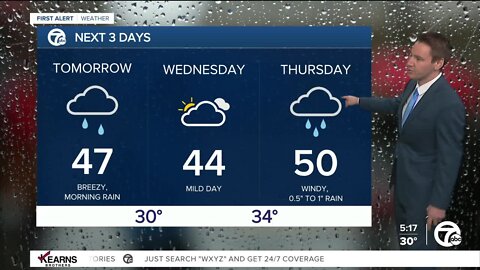 Detroit Weather: Mild week with more rain than snow.