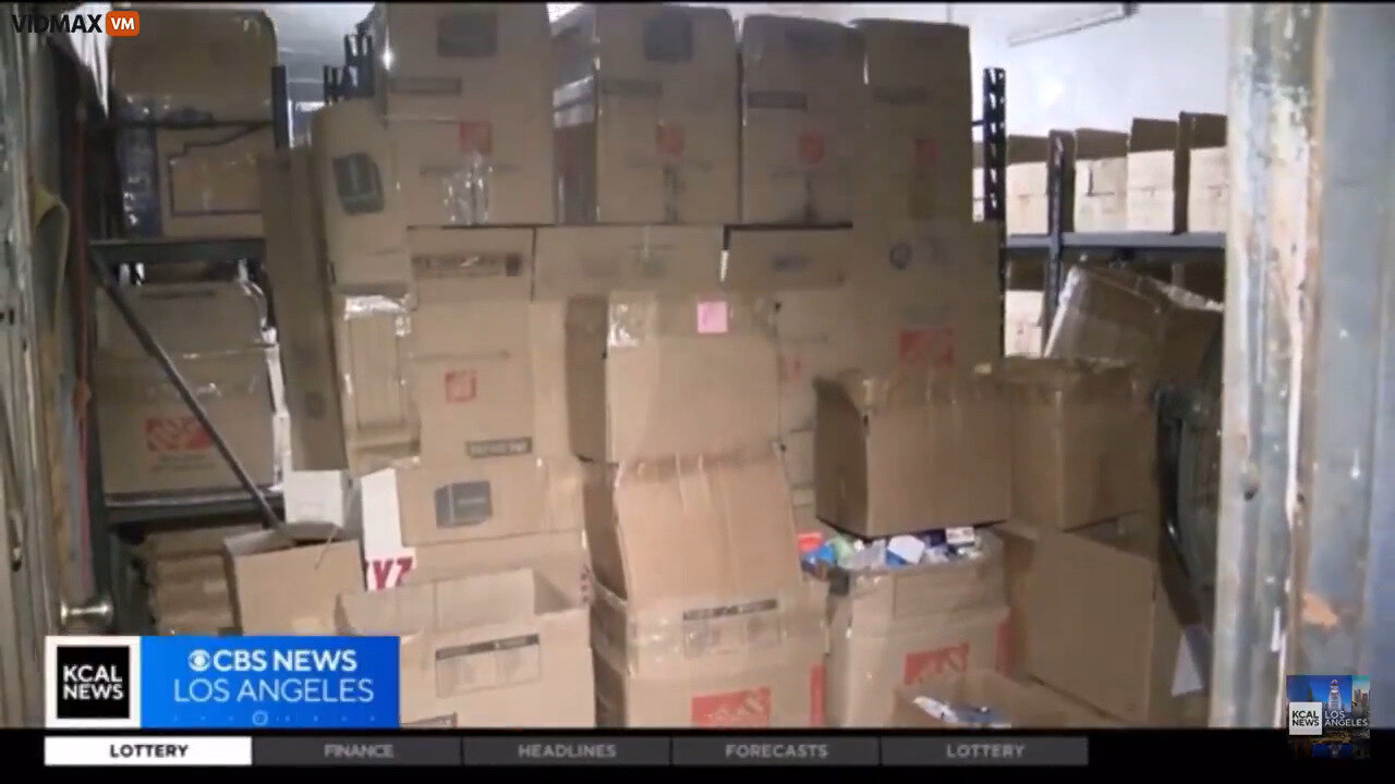Cops In Lawless LA Find Entire Warehouse Full Of Stolen Items Worth Hundreds Of Thousands Of Dollars