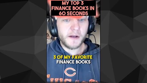 My Top 3 Finance Books in 60 seconds #shorts