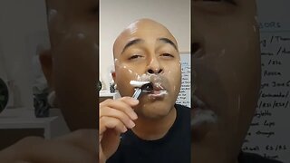 ASMR ALIEN SKIN by Hoffman's 1°try💈🪒🧼🔊💈#asmr #shavingproducts #wetshaving #sotd #satisfying #relax