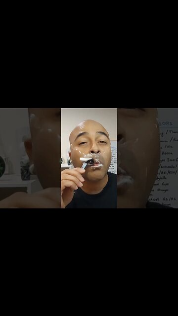 ASMR ALIEN SKIN by Hoffman's 1°try💈🪒🧼🔊💈#asmr #shavingproducts #wetshaving #sotd #satisfying #relax