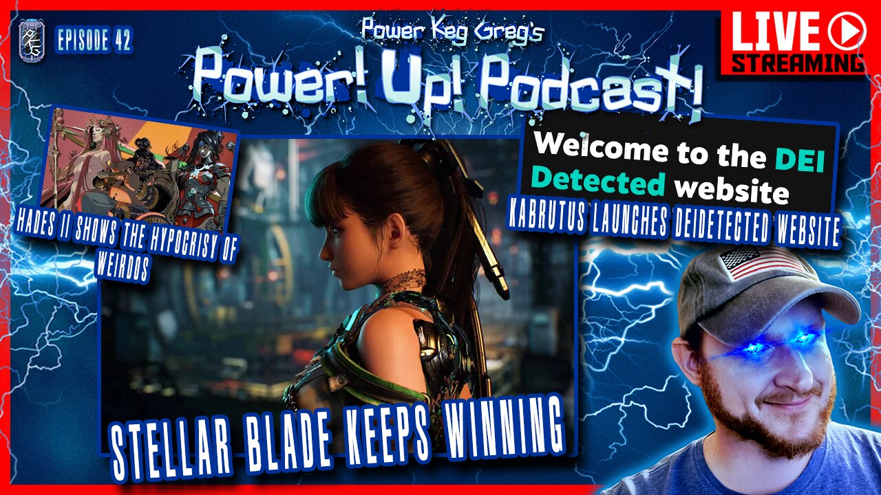 Power!Up!Podcast #42 | Stellar Blade Keeps Game Journalists MAD! Hades 2 Hypocrisy! Kabrutus Website