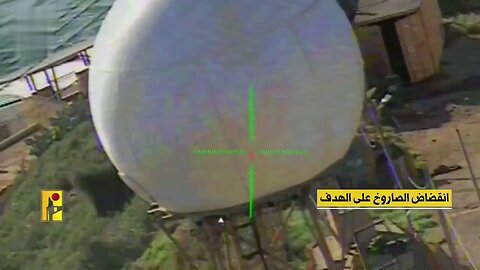 Hezbollah strike with the latest Iranian anti-tank system "Almas-3" on an Israeli radar