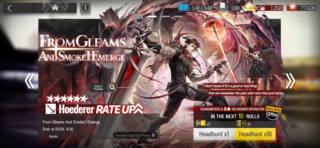 [Arknights] My experience on [ From Gleams And Smoke I Emerge ] Banner