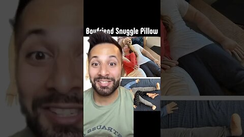 The creepiest snuggle pillow you will ever see. 🧸 😬