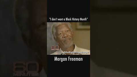 Black History Month Is Ridiculous | Morgan Freeman | #shorts