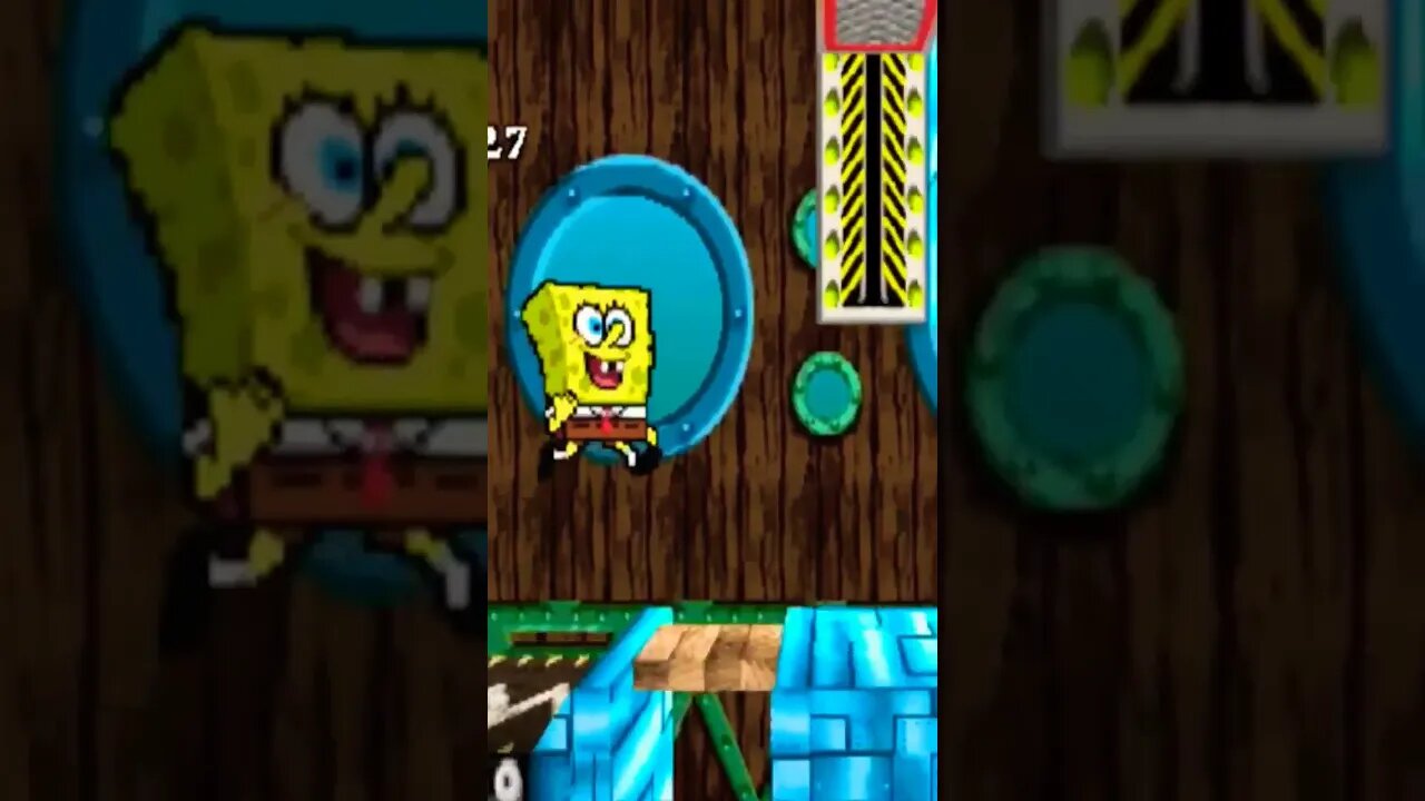Jogo do Bob Esponja de PlayStation 1