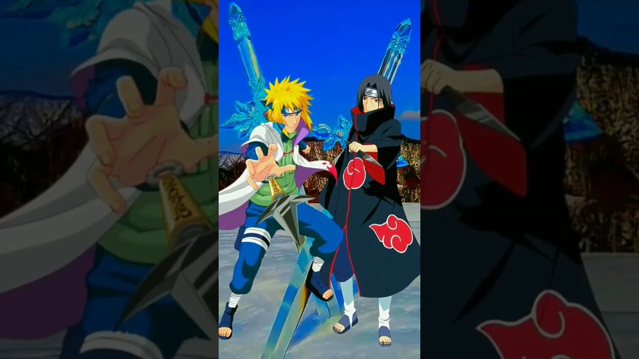 Minato VS Itachi - WHO IS STRONGEST??.#shorts