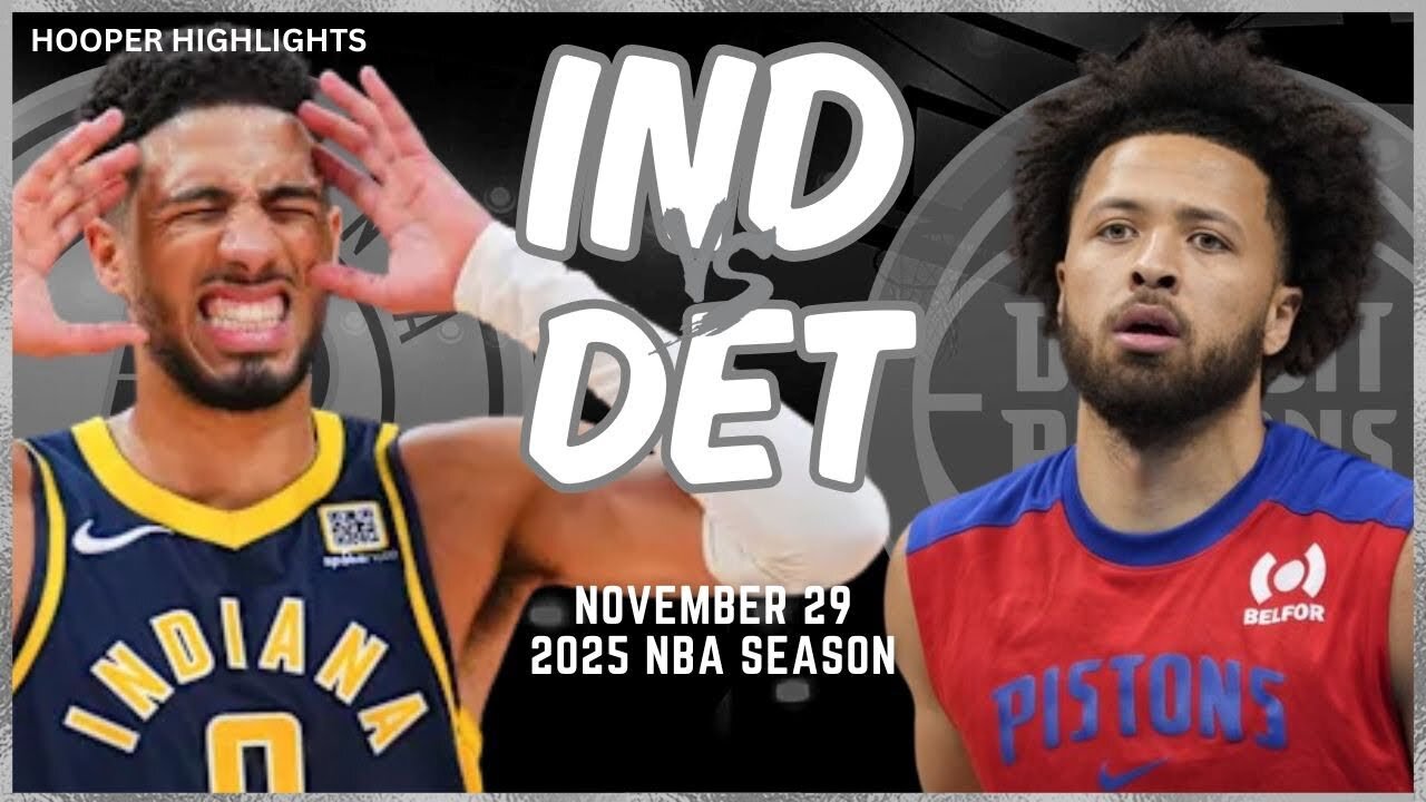 Detroit Pistons vs Indiana Pacers Full Game Highlights | Nov 29 | 2025 NBA Season