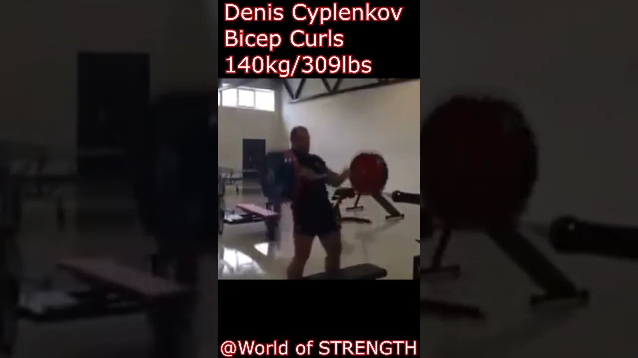Denis Cyplenkov Crazy Biceps Training
