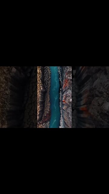 Incredible view of Studlagil Canyon...