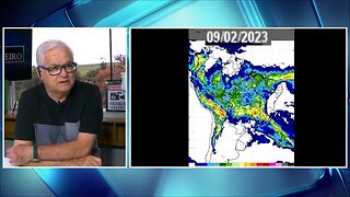 Chuvas espalhadas pelo Brasil com alerta para SP PR e Triângulo Mineiro. Expectativa para o RS